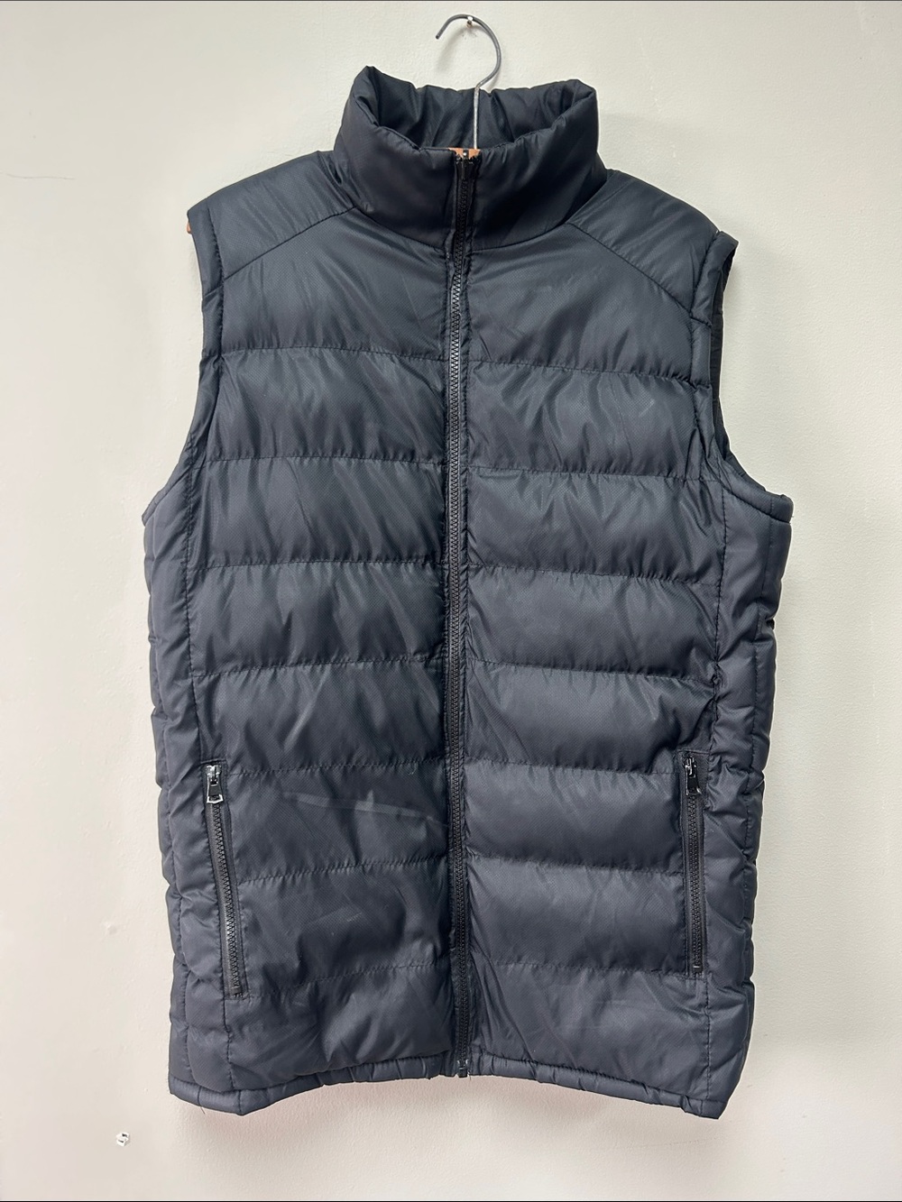Kenneth Cole Reaction Men's Black Quilted Puffer Vest Medium